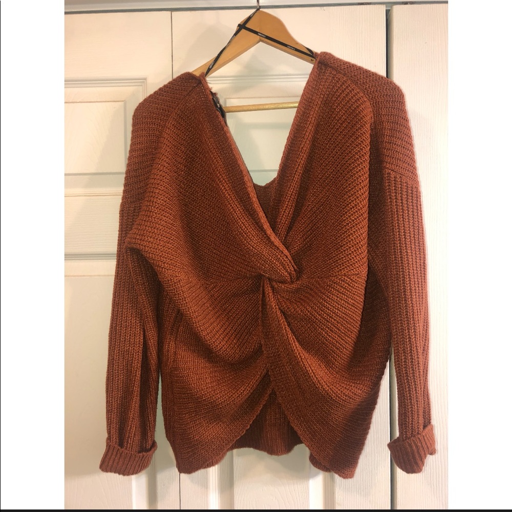 Twisted Back Sweater ✨